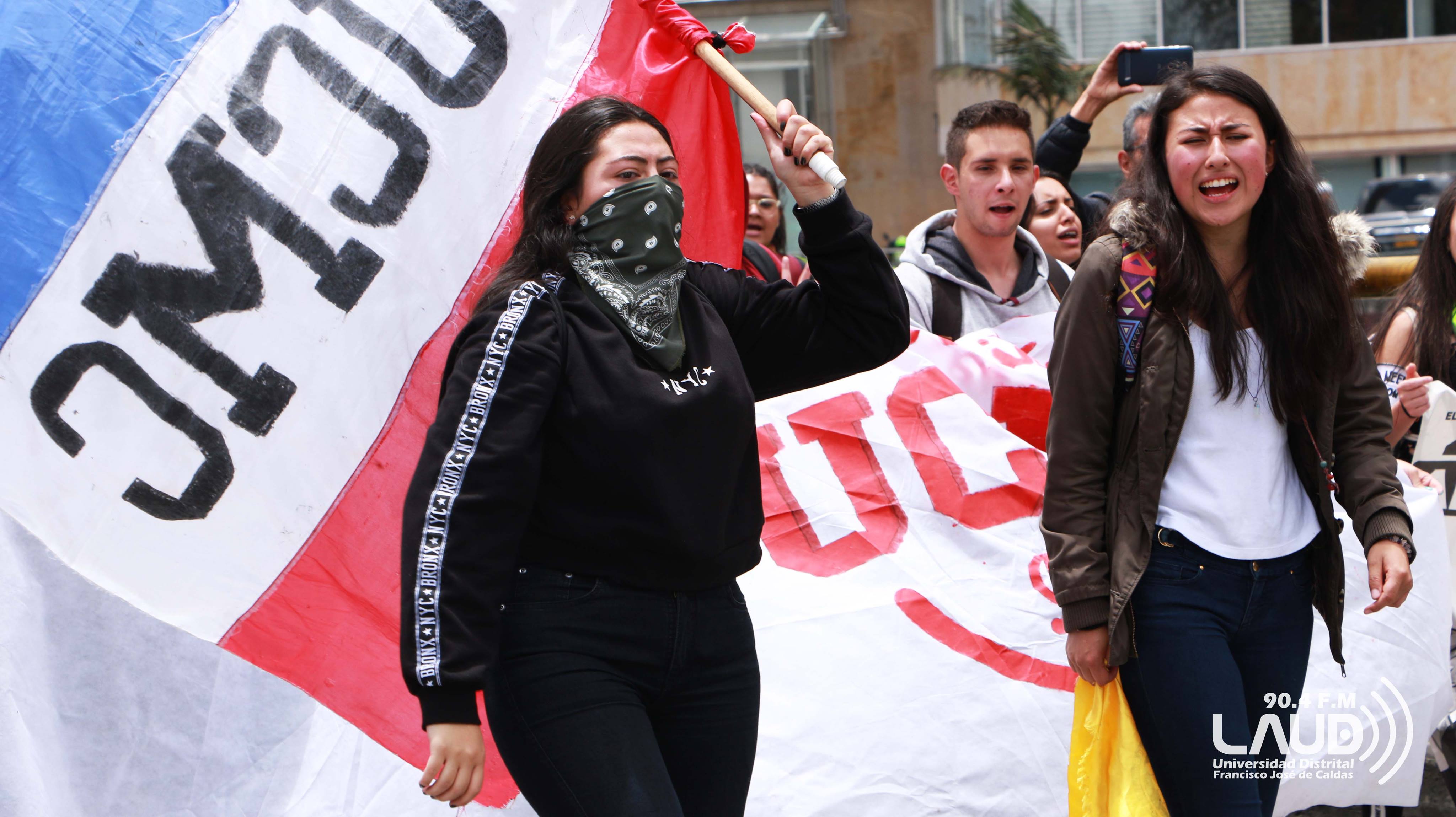 Jornada de marchas del 25 de abril en Bogotá